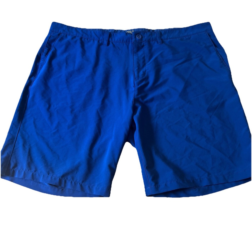 Polo Ralph Lauren Men's Size 40 Shorts Blue Polyester Short 9" Inseam